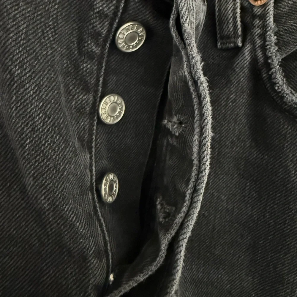Agolde Riley Crop button down jeans